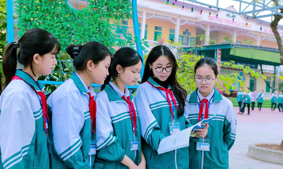 182/211 học sinh lớp 9 xã Tây Tiền Hải sẵn sàng bước vào kỳ thi tuyển sinh lớp 10 THPT công lập