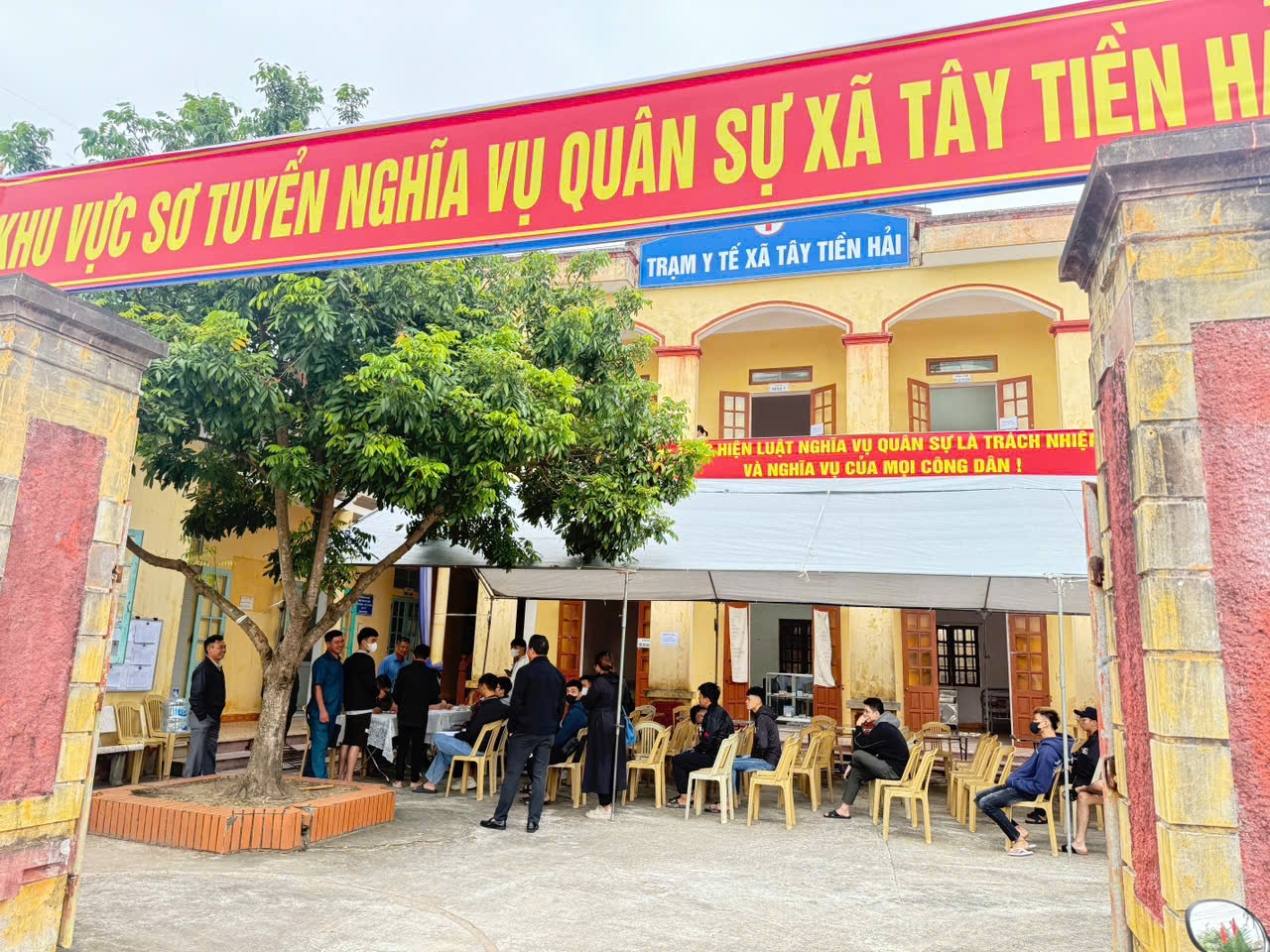 XÃ TÂY TIỀN HẢI TỔ CHỨC SƠ TUYỂN NGHĨA VỤ QUÂN SỰ NĂM 2026