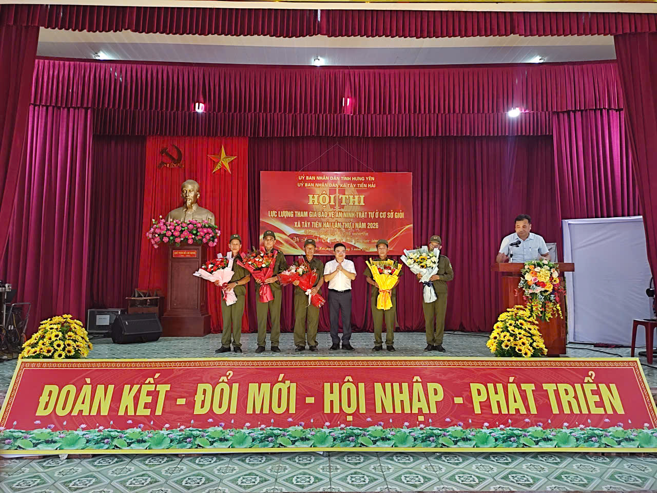 Xã Tây Tiền Hải tổ chức Hội thi “Lực lượng tham gia bảo vệ an ninh, trật tự ở cơ sở giỏi” lần thứ I năm 2026