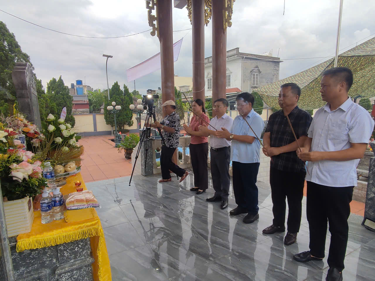Tây Tiền Hải tổ chức Lễ tâm linh trước khi khai quật, lấy mẫu hài cốt liệt sĩ chưa xác định danh tính để giám định ADN
