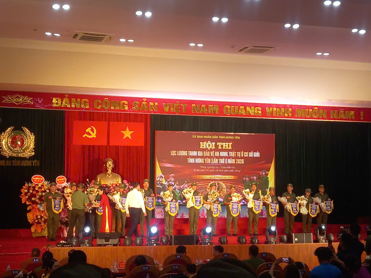 Cụm số 14 khu vực Tiền Hải đạt giải Ba Hội thi lực lượng tham gia bảo vệ an ninh, trật tự ở cơ sở giỏi cấp tỉnh năm 2026