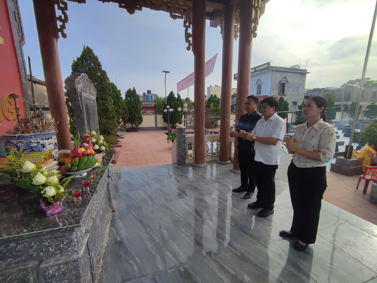 Tây Tiền Hải tổ chức Lễ cầu siêu, hoàn công công tác lấy mẫu ADN hài cốt liệt sĩ chưa xác định danh tính