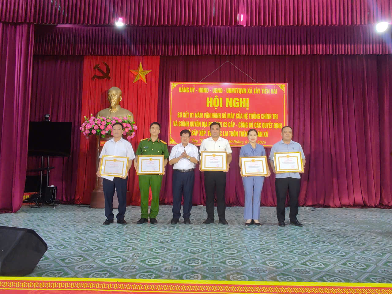 Tây Tiền Hải sơ kết 1 năm vận hành bộ máy chính quyền địa phương 2 cấp