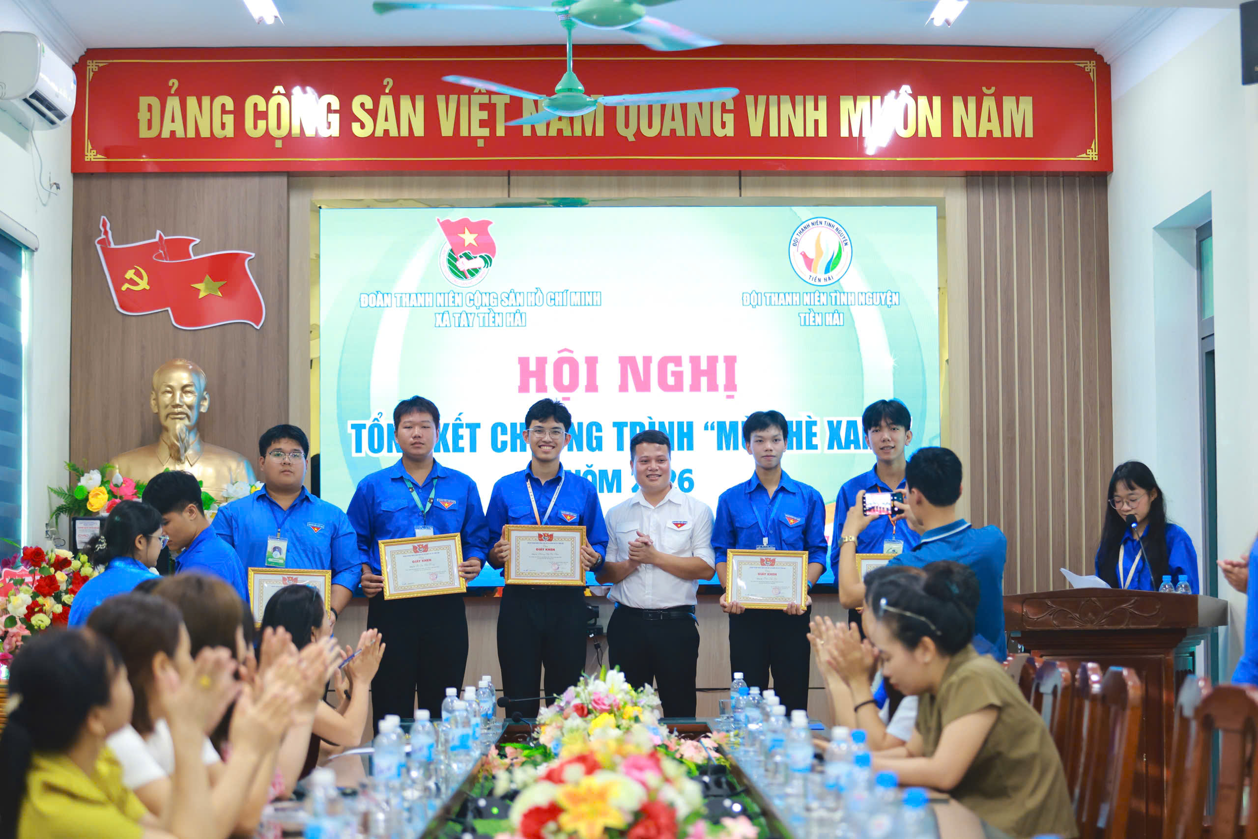 Đoàn Thanh niên xã Tây Tiền Hải tổng kết chiến dịch"Mùa hè xanh" năm 2026
