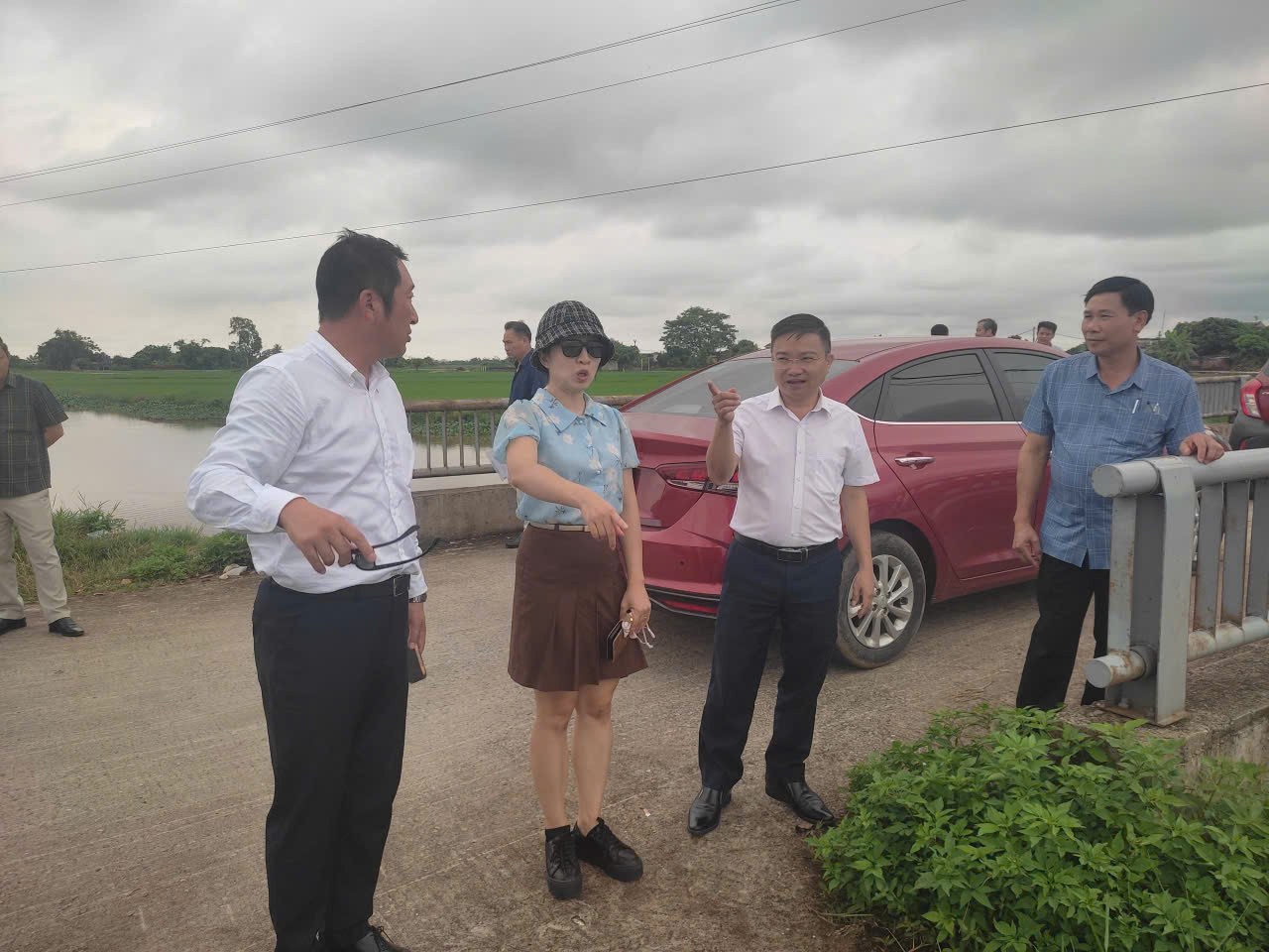 Tập đoàn BRG và Công ty HSS (Nhật Bản) khảo sát phát triển vùng nguyên liệu lúa Japonica chất lượng cao tại Tây Tiền Hải