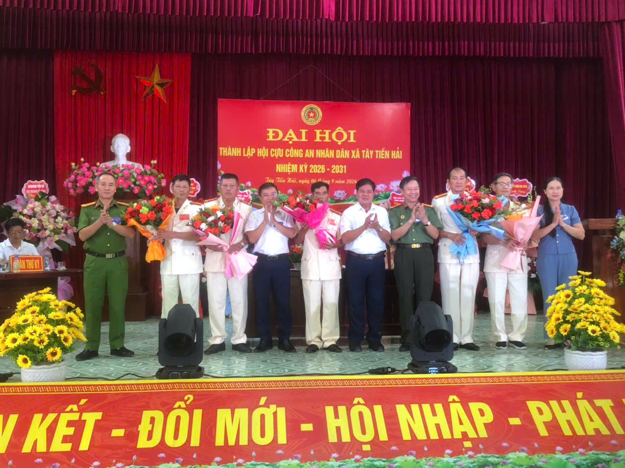 Đại hội Hội Cựu Công an nhân dân xã Tây Tiền Hải lần thứ I nhiệm kỳ 2026 – 2031