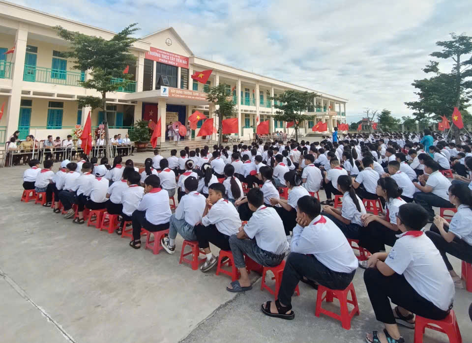 Các trường học trên địa bàn xã tổ chức khai giảng năm học 2026 – 2027