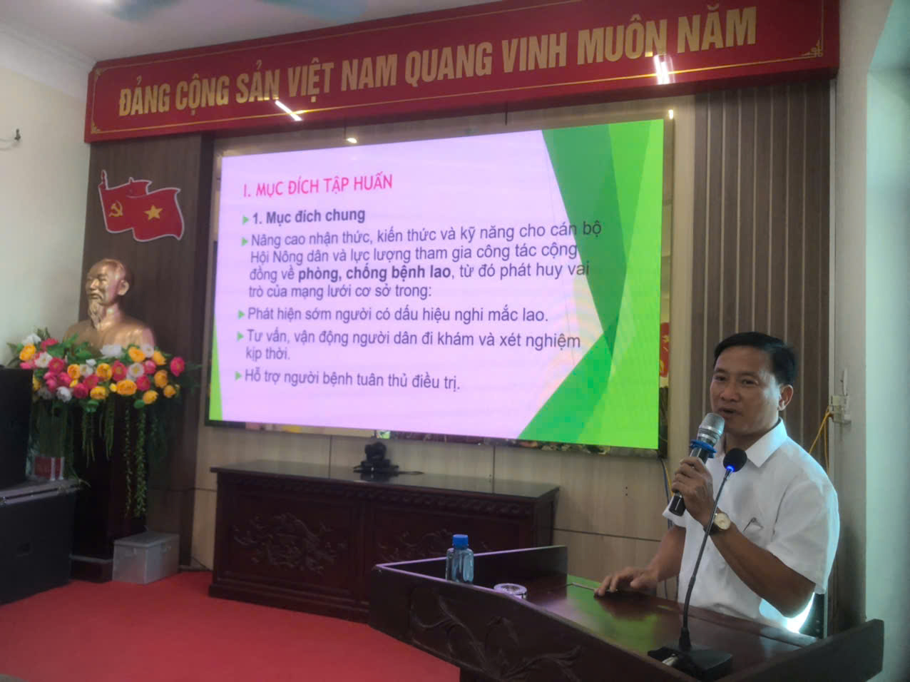 Tập huấn kiến thức, kỹ năng phòng, chống bệnh lao năm 2026.