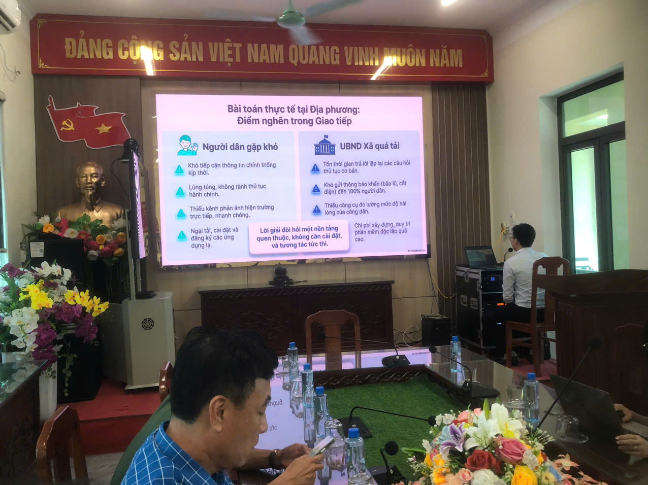 Tây Tiền Hải tổ chức tập huấn sử dụng hệ thống Zalo MiniApp trên địa bàn