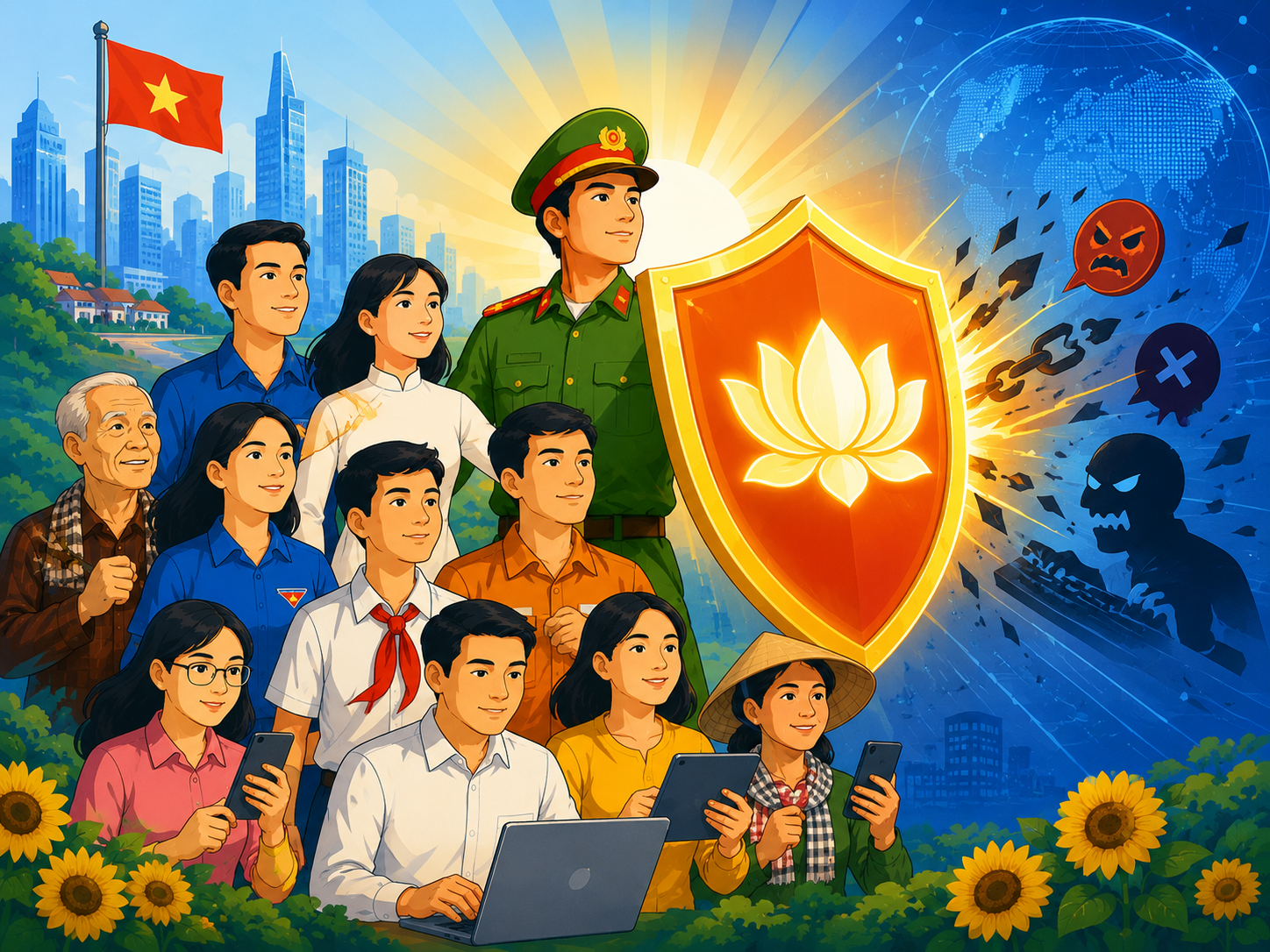 Tây Tiền Hải thành lập Đảng bộ UBND xã